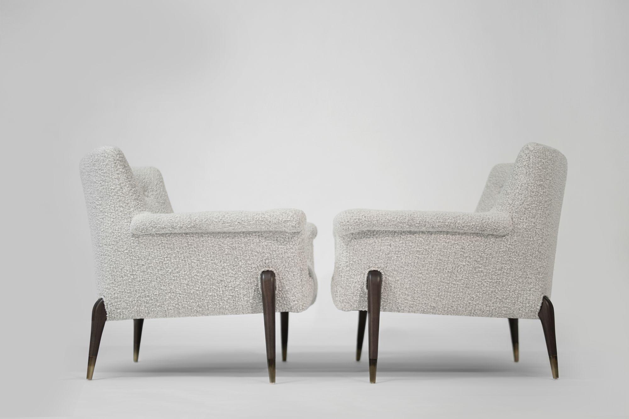 American Spider Leg Lounge Chairs, Ico Parisi Style, C. 1960s