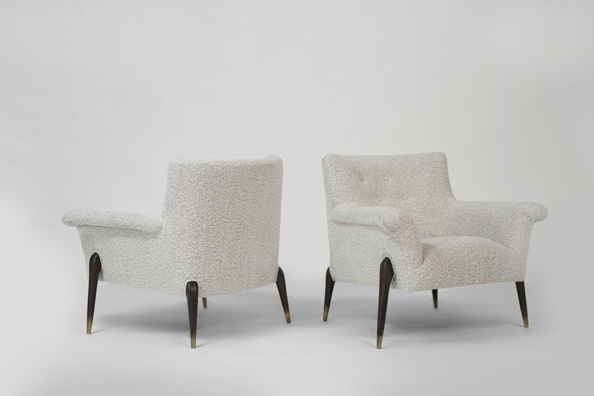 20th Century Spider Leg Lounge Chairs, Ico Parisi Style, C. 1960s