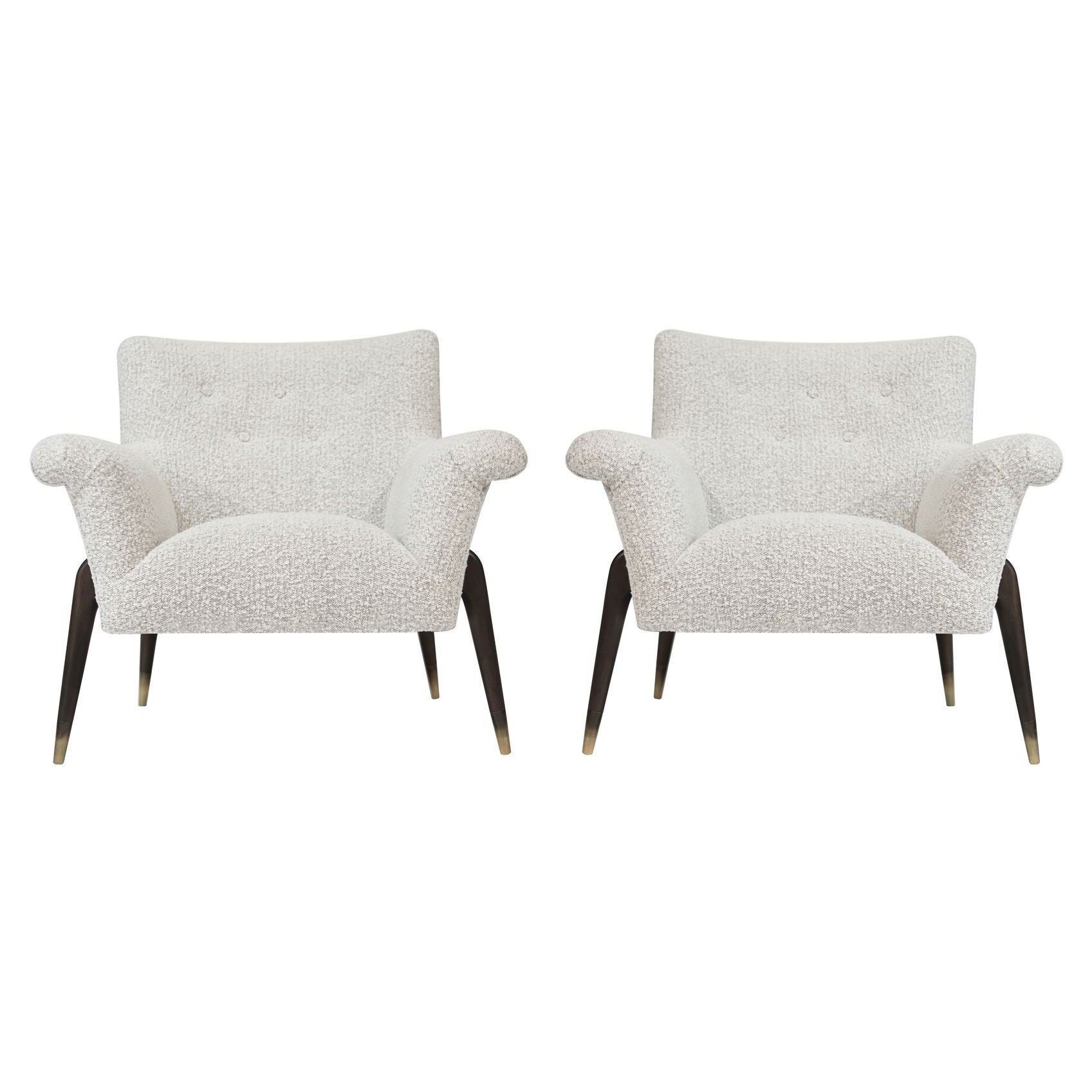 Spider Leg Lounge Chairs, Ico Parisi Style, C. 1960s