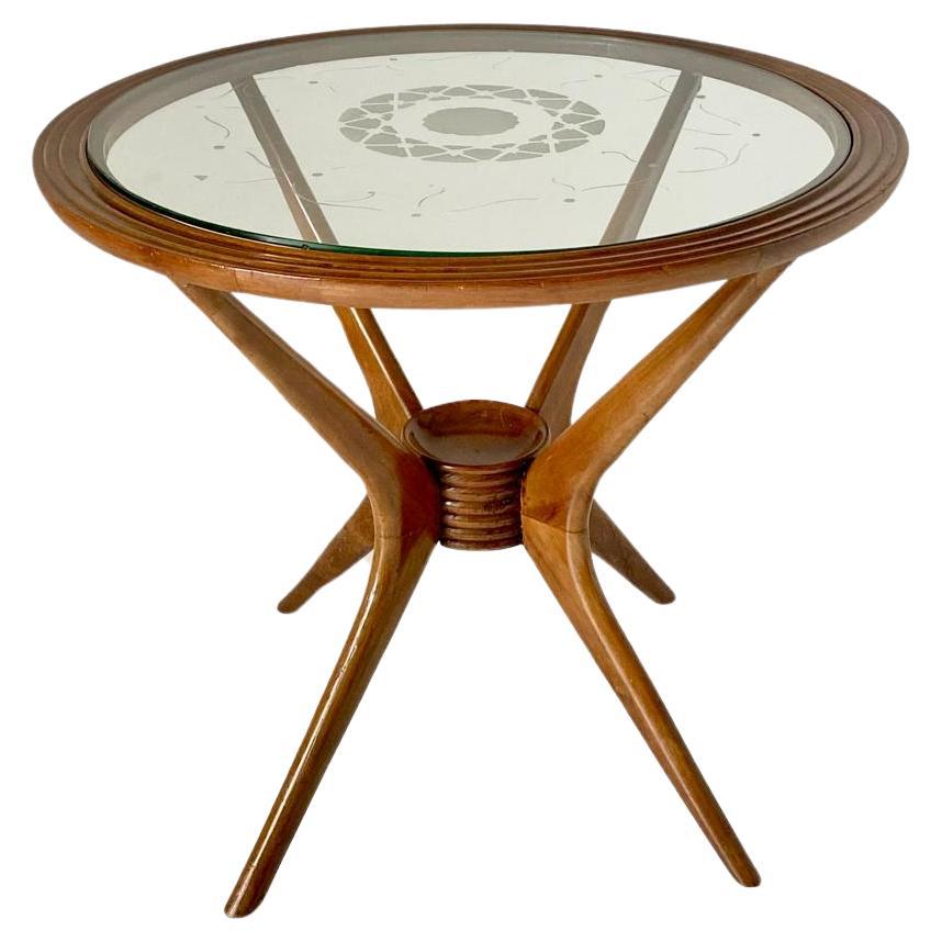 table ronde pied araignee