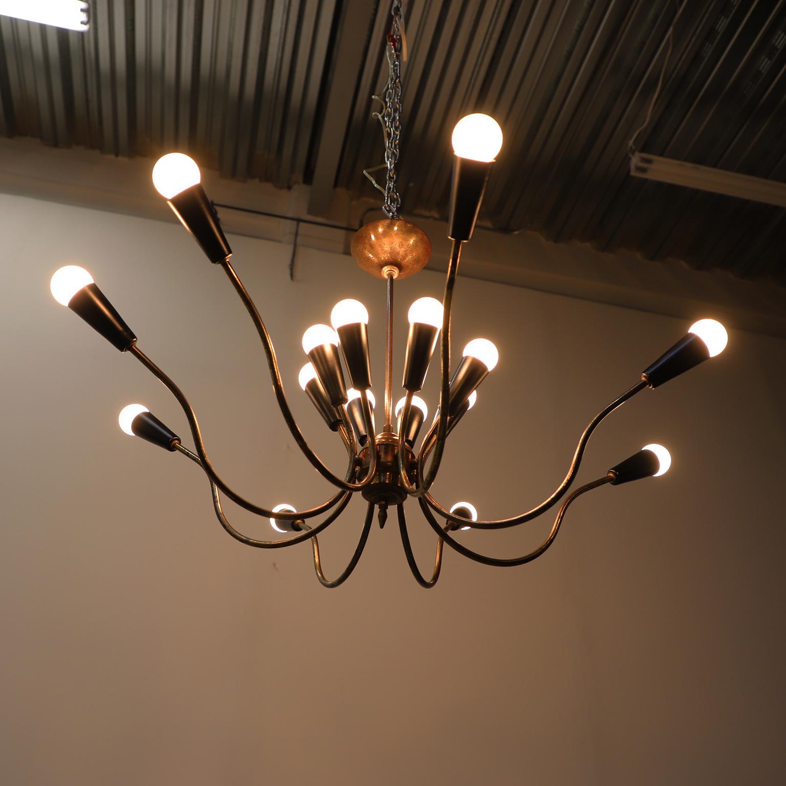 Messicano Lampadario Spider Light, Messico, anni '50 in vendita