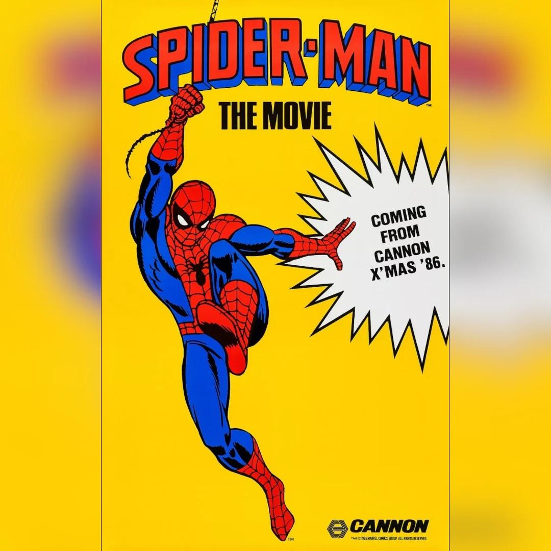 Spider-Man (1985)
Advance US-Poster (30 x 47 Zoll)

Dieses Plakat wurde entworfen, um für einen Spider-Man-Film zu werben, für den sich Cannon die Rechte gesichert hatte. Doch leider wurde der Film aus finanziellen Gründen nicht innerhalb der mit