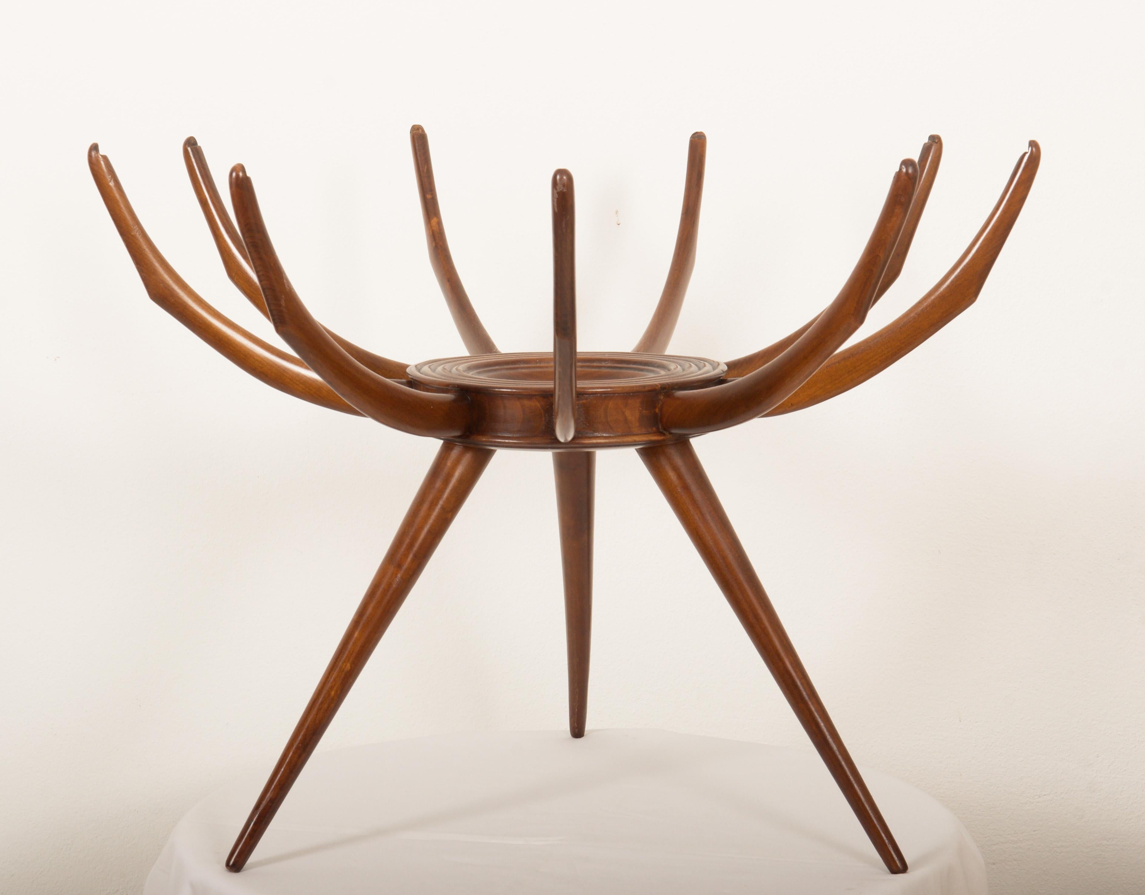 Mid-Century Modern Spider Regano Leg Coffee Table by Carlo Di Carli