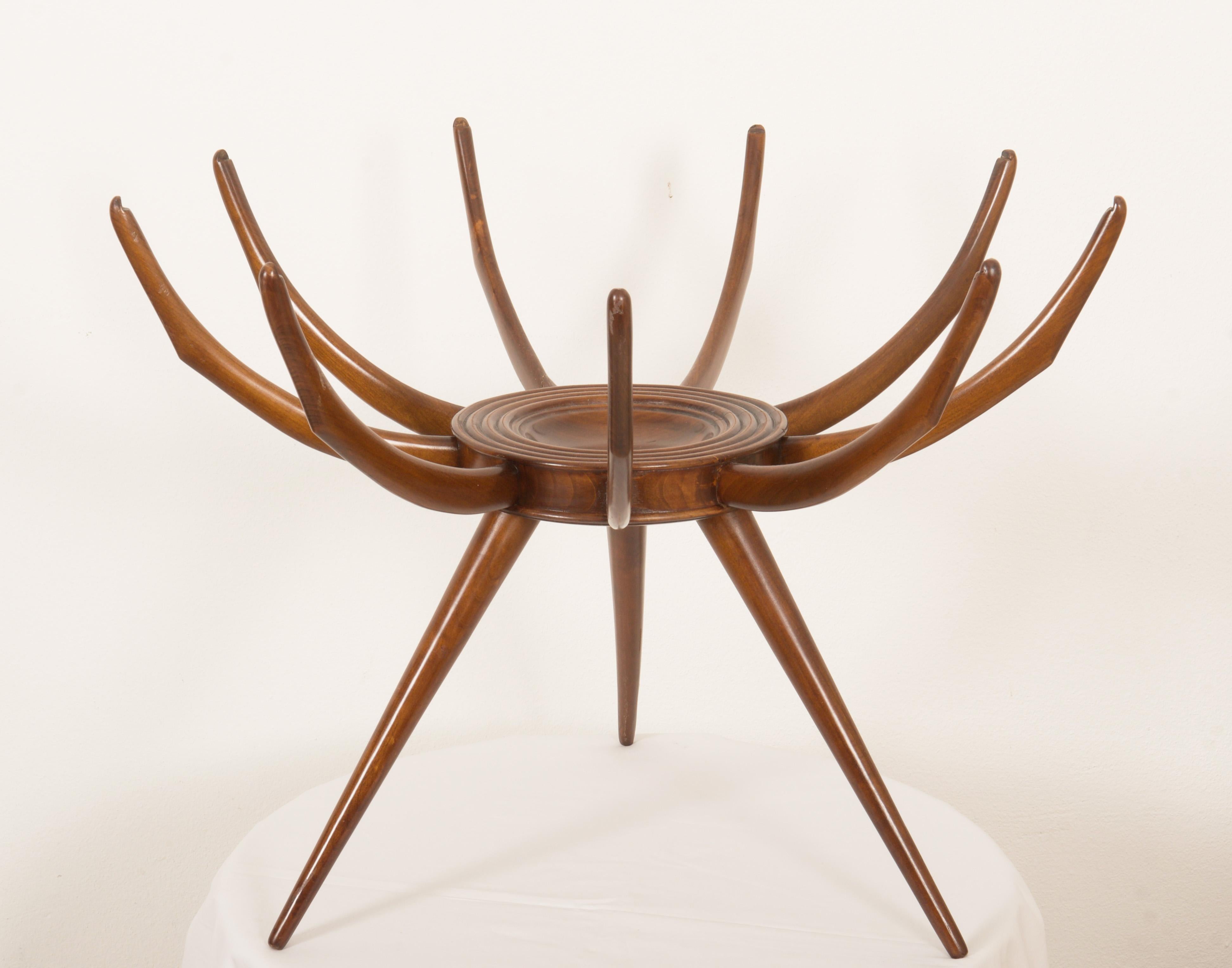 Spider Regano Leg Coffee Table by Carlo Di Carli In Good Condition In Vienna, AT