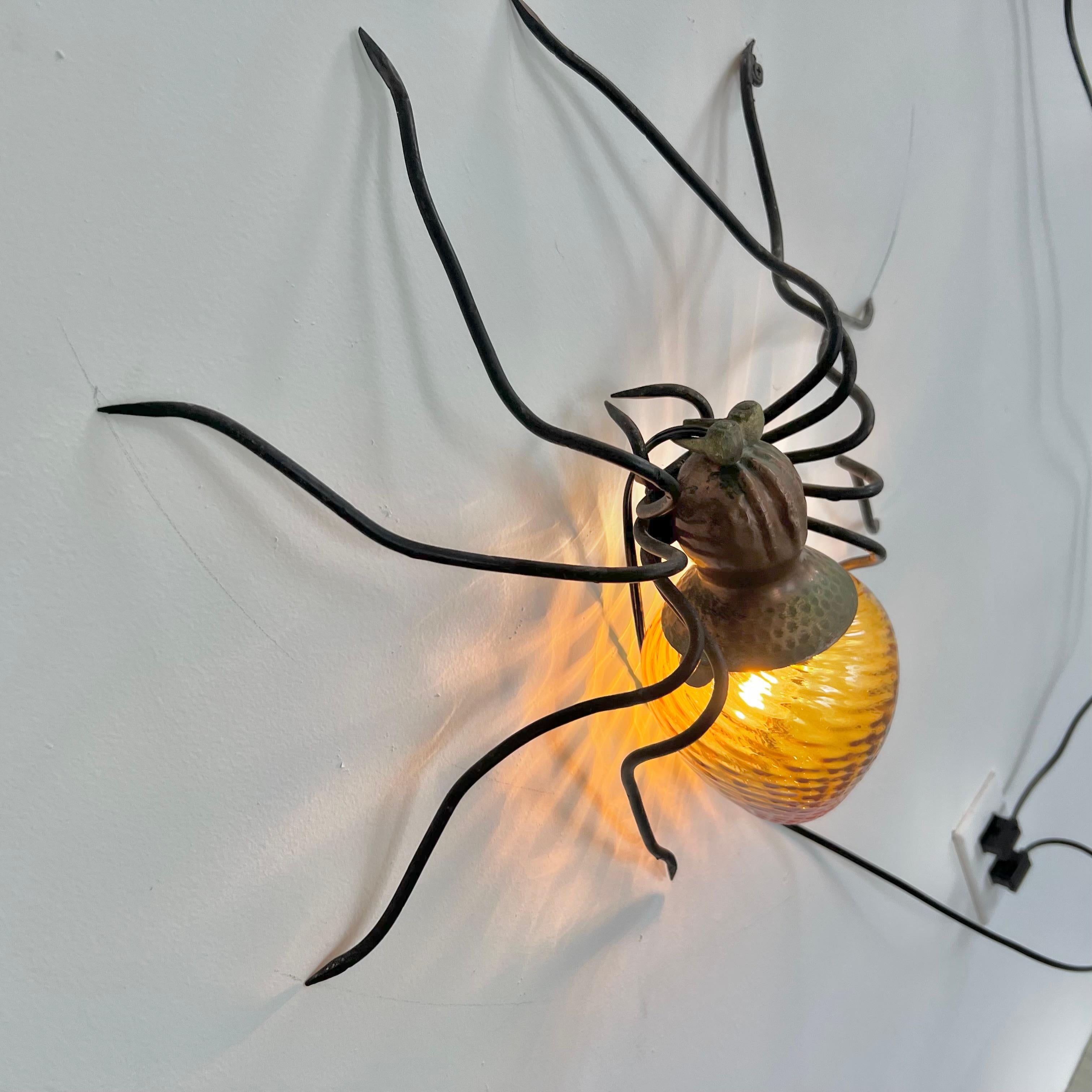 Mid-20th Century Spider Sconce, 1960s Italy For Sale