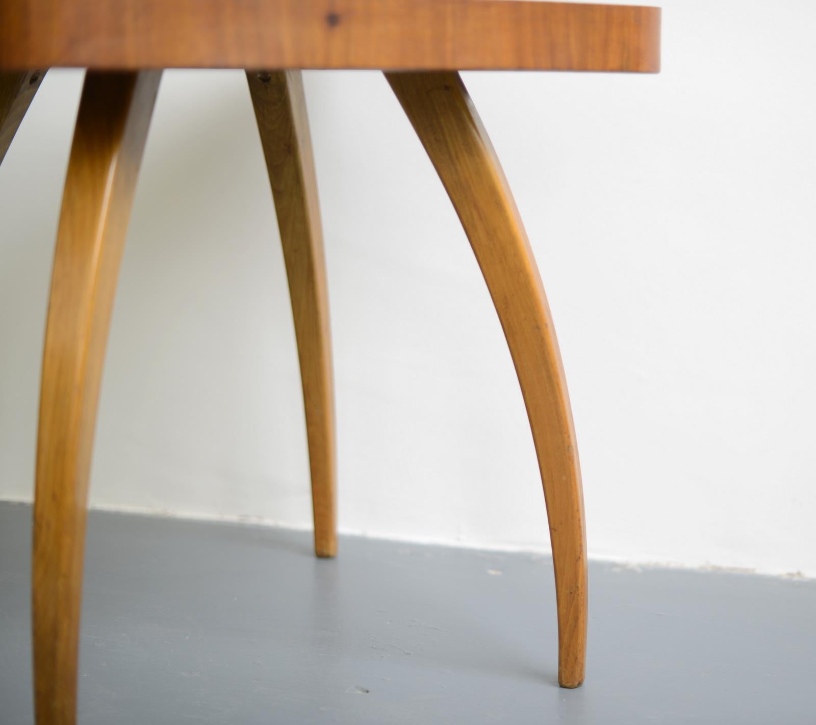 Mid-20th Century Spider Table by Jindrich Halabala, circa 1940s