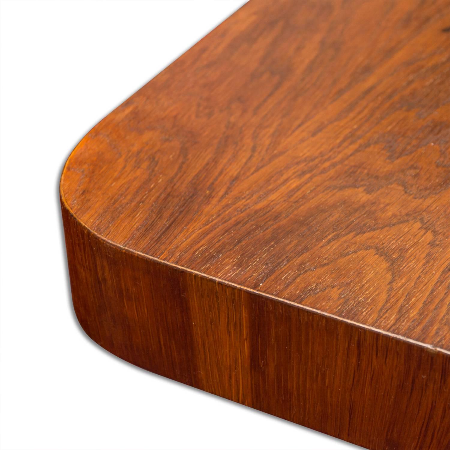 Spider Table H-259 in oak by Jindrich Halabala, 1950s, Czechoslovakia 1