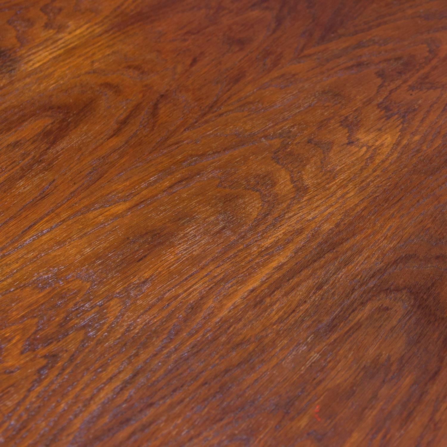 Spider Table H-259 in oak by Jindrich Halabala, 1950s, Czechoslovakia 2