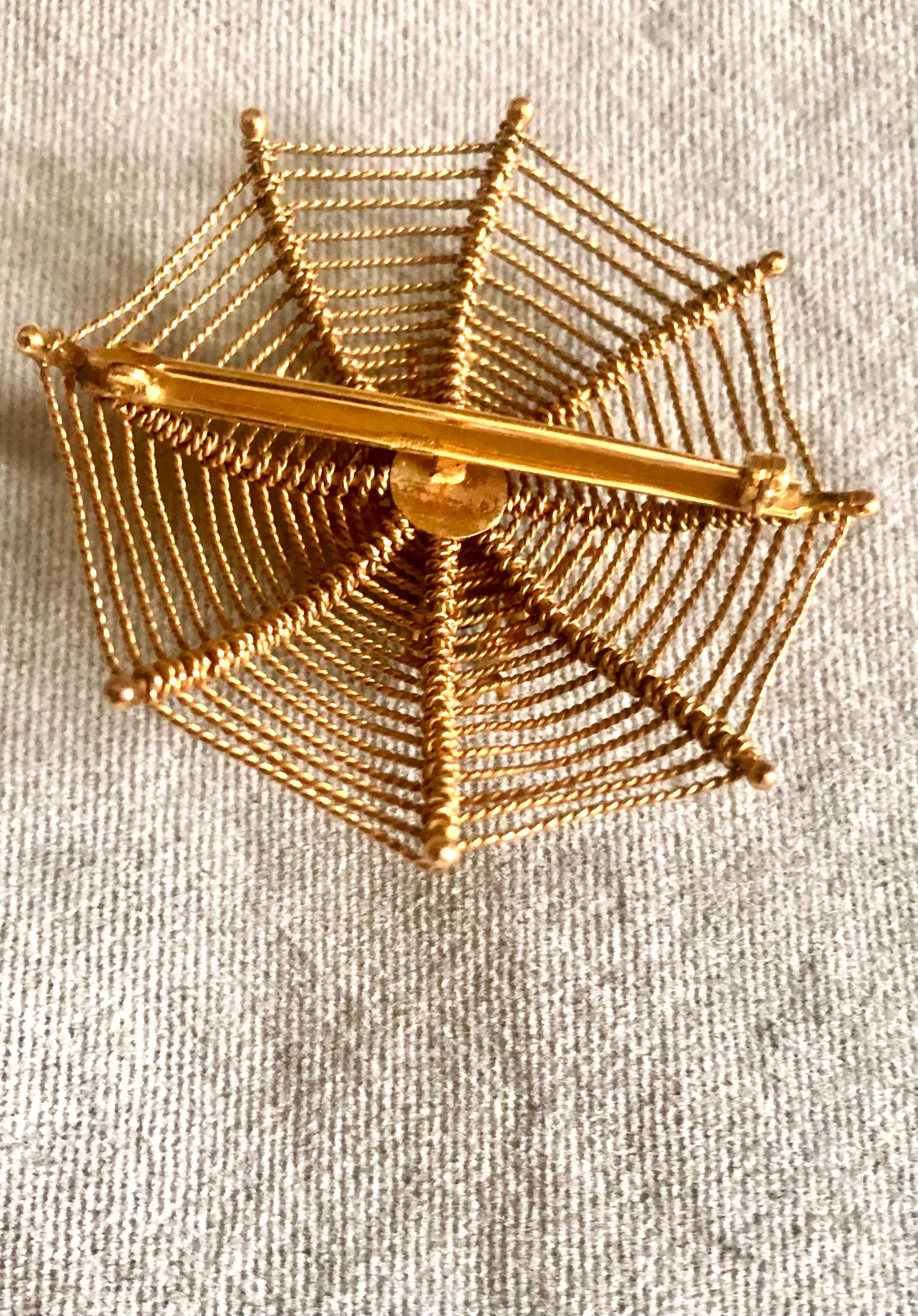 Spider Web Brooch - image 5