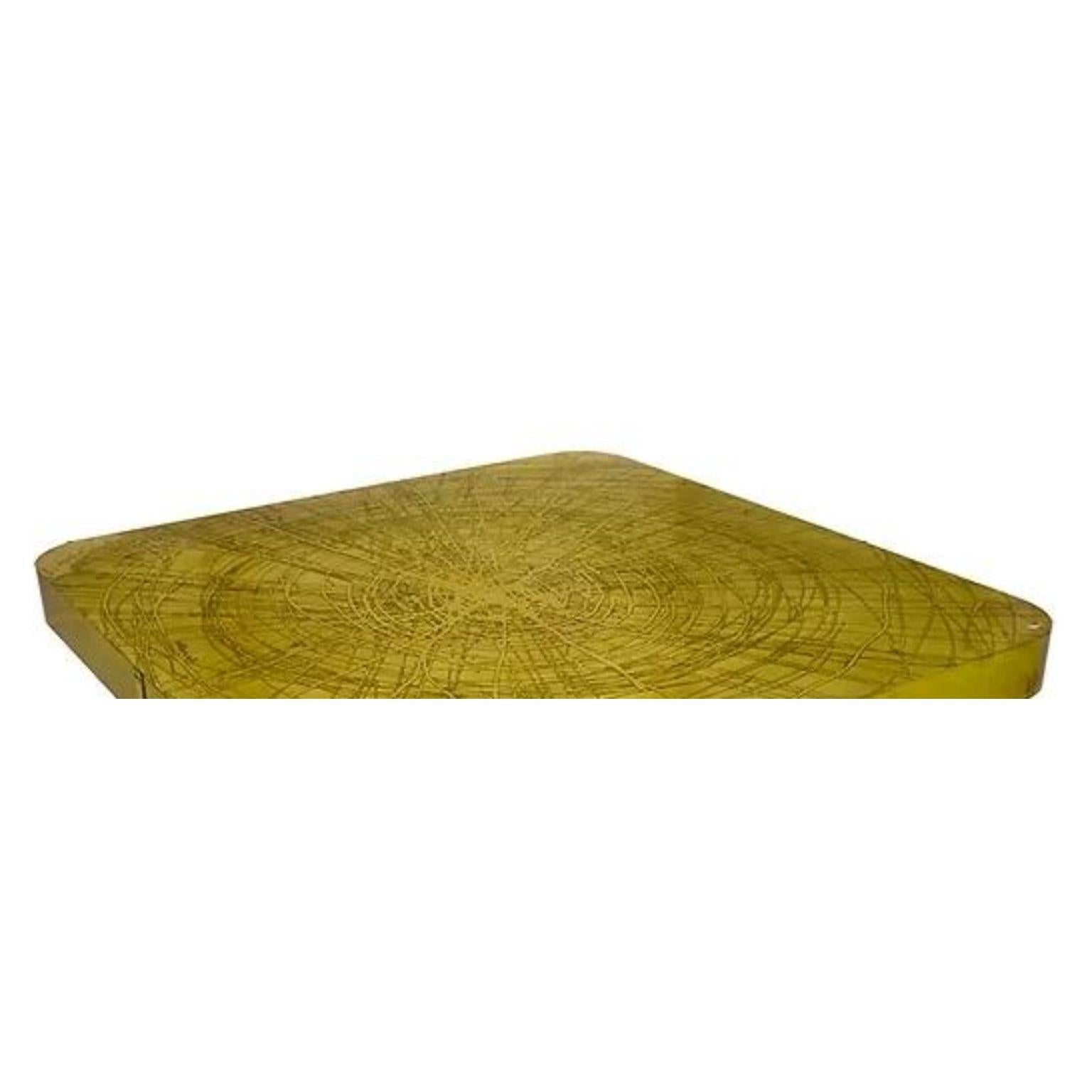 Modern Spiderweb Brass Coffee Table by Brutalist Be For Sale