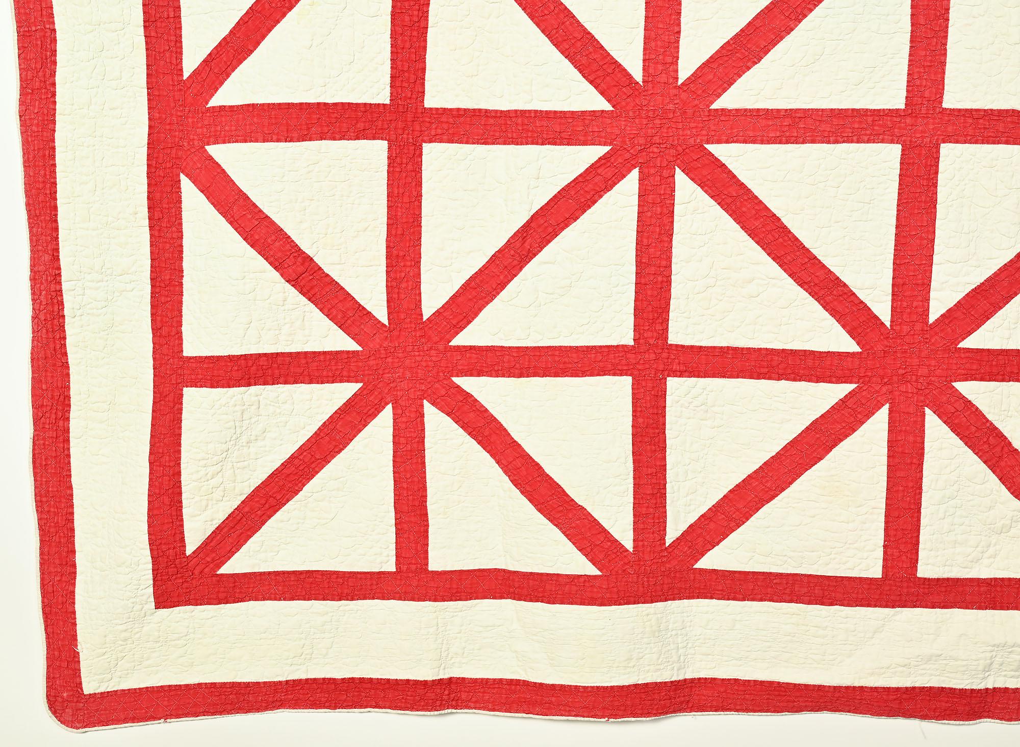 Spinnennetz-Quilt (Patchwork) im Angebot