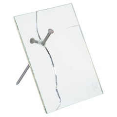 Spiegel .01 - Standing Smoked Mirror - by Lennart Van Uffelen