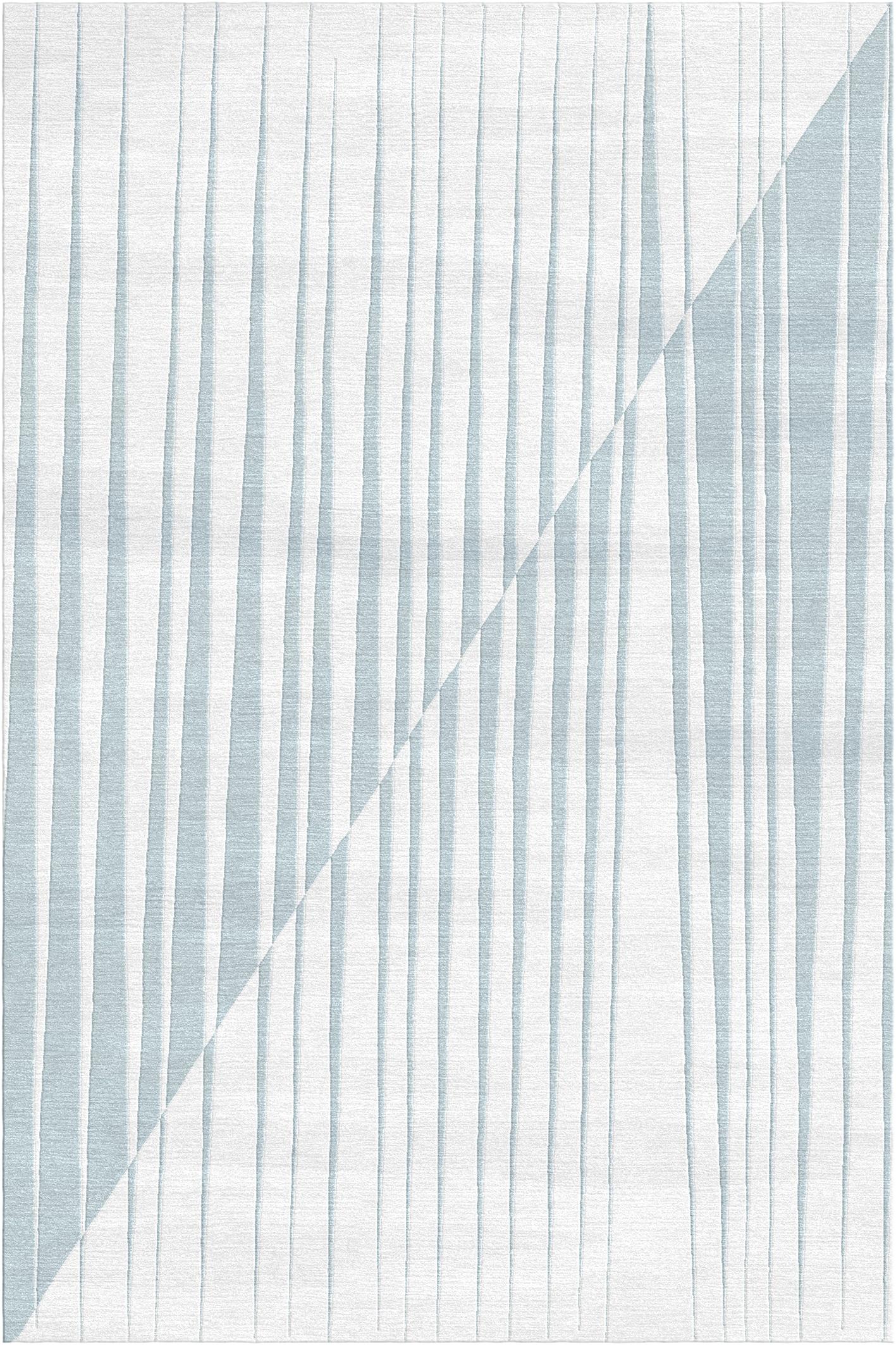 Spieghe teppich I von Giulio Brambilla
Abmessungen: D 300 x B 200 x H 1,5 cm
MATERIALIEN: NZ-Wolle, Bambusseide
Erhältlich in anderen Farben.

Eine faszinierende Kombination aus Tradition und Innovation macht diesen Teppich zu einem Blickfang in
