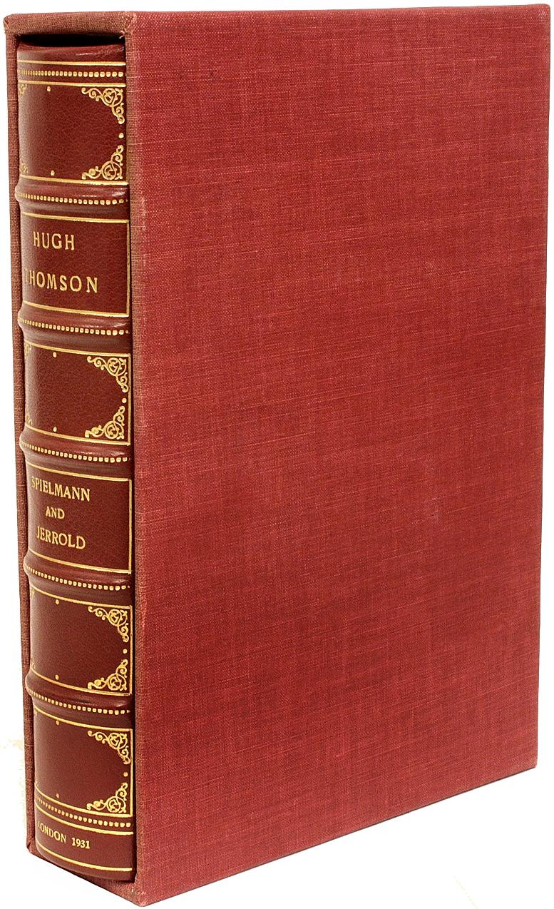Author: SPIELMANN, M. H. & Walter Jerrold. 

Title: Hugh Thomson His Art His Letters His Humour And His Charm.

Publisher: London: A. & C. Black, Ltd., 1931.

Description: First Edition, 1 vol., 8-11/16