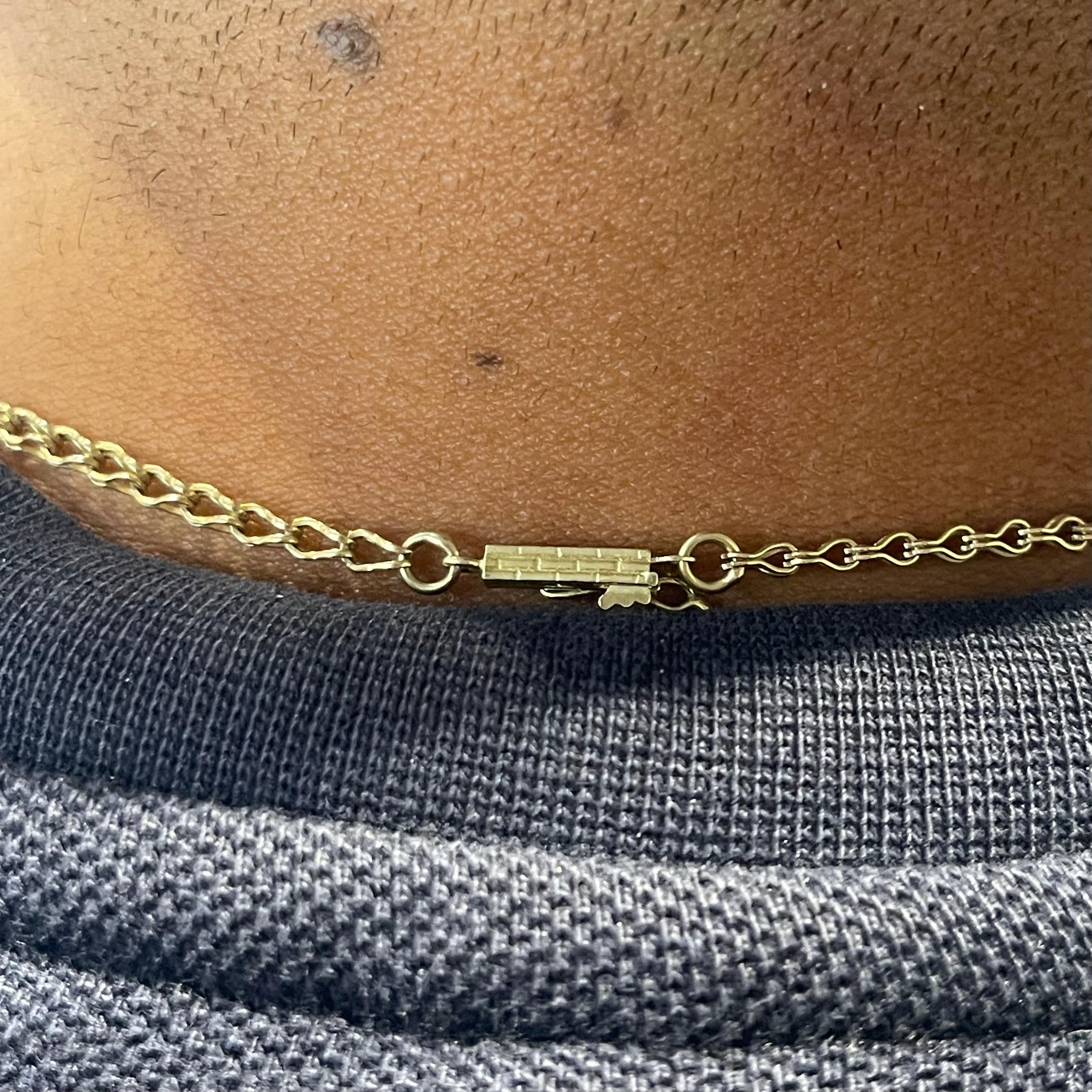 Spiga Chain in 14k Yellow Gold For Sale 6