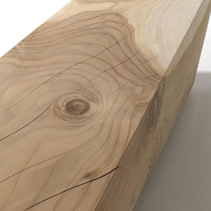 Fer Banc Spike en bois de cèdre massif en vente