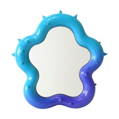 Spike Blue Mirror, Modern Contemporary Design, Made in Canada