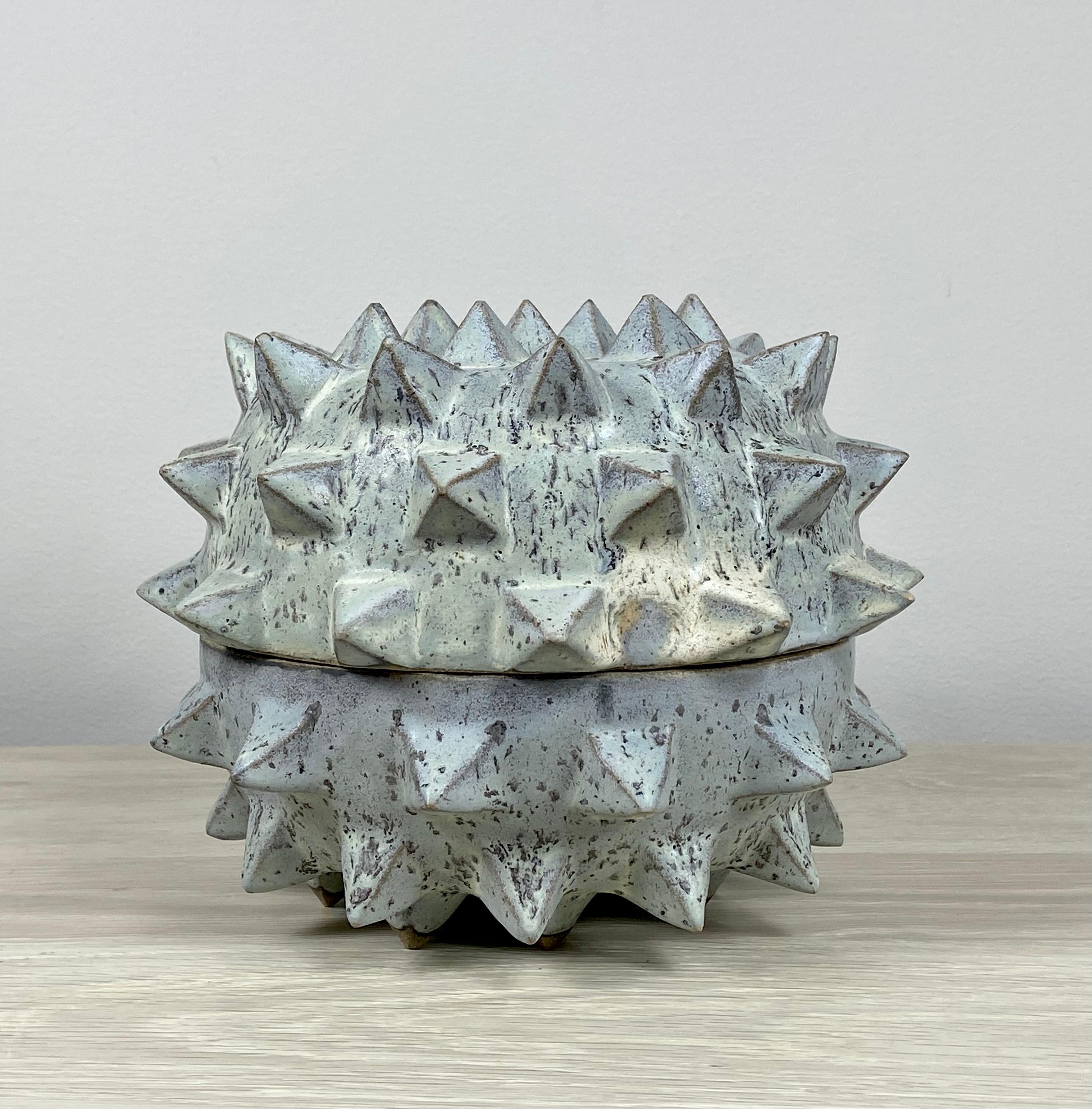 Spiky Ceramic Vessel By LGS Studio For Sale 7