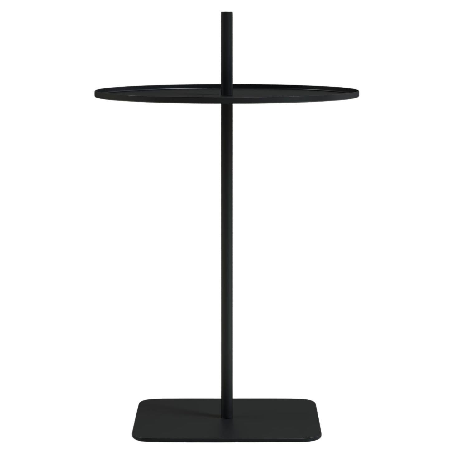 Spin 01 Black Coffee Table by Oito For Sale