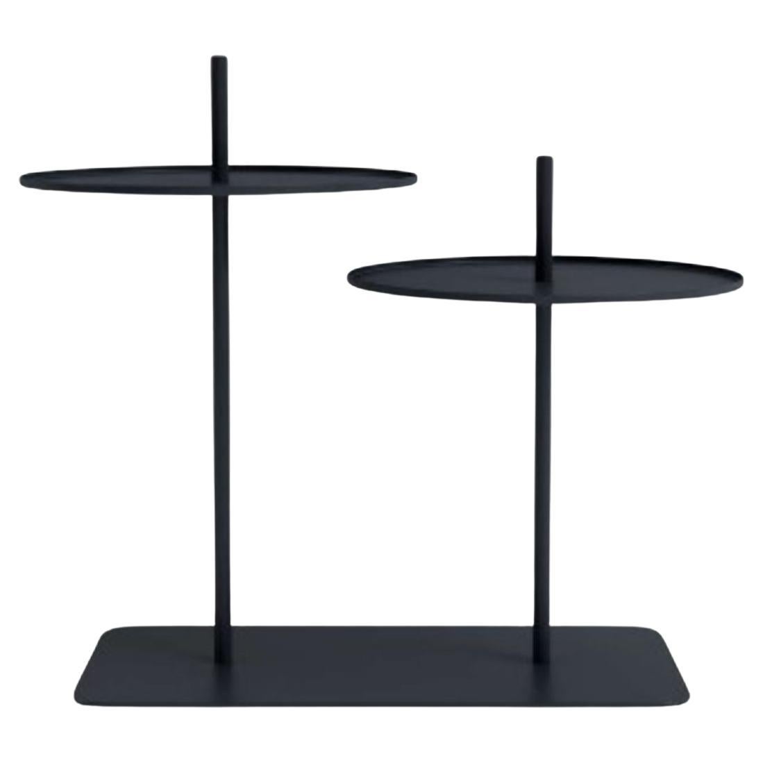 Spin 02 Black Coffee Table by Oito For Sale