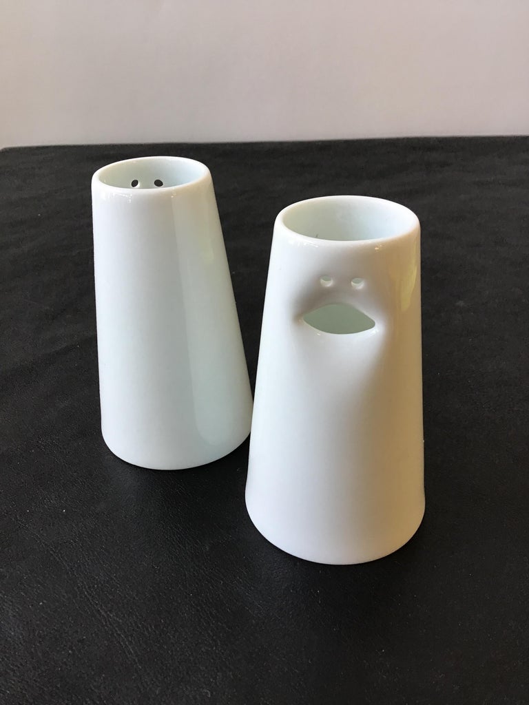 Spin Ceramics Jingdezhen Porcelain Happy Bud Vases by Tong Wei Set of