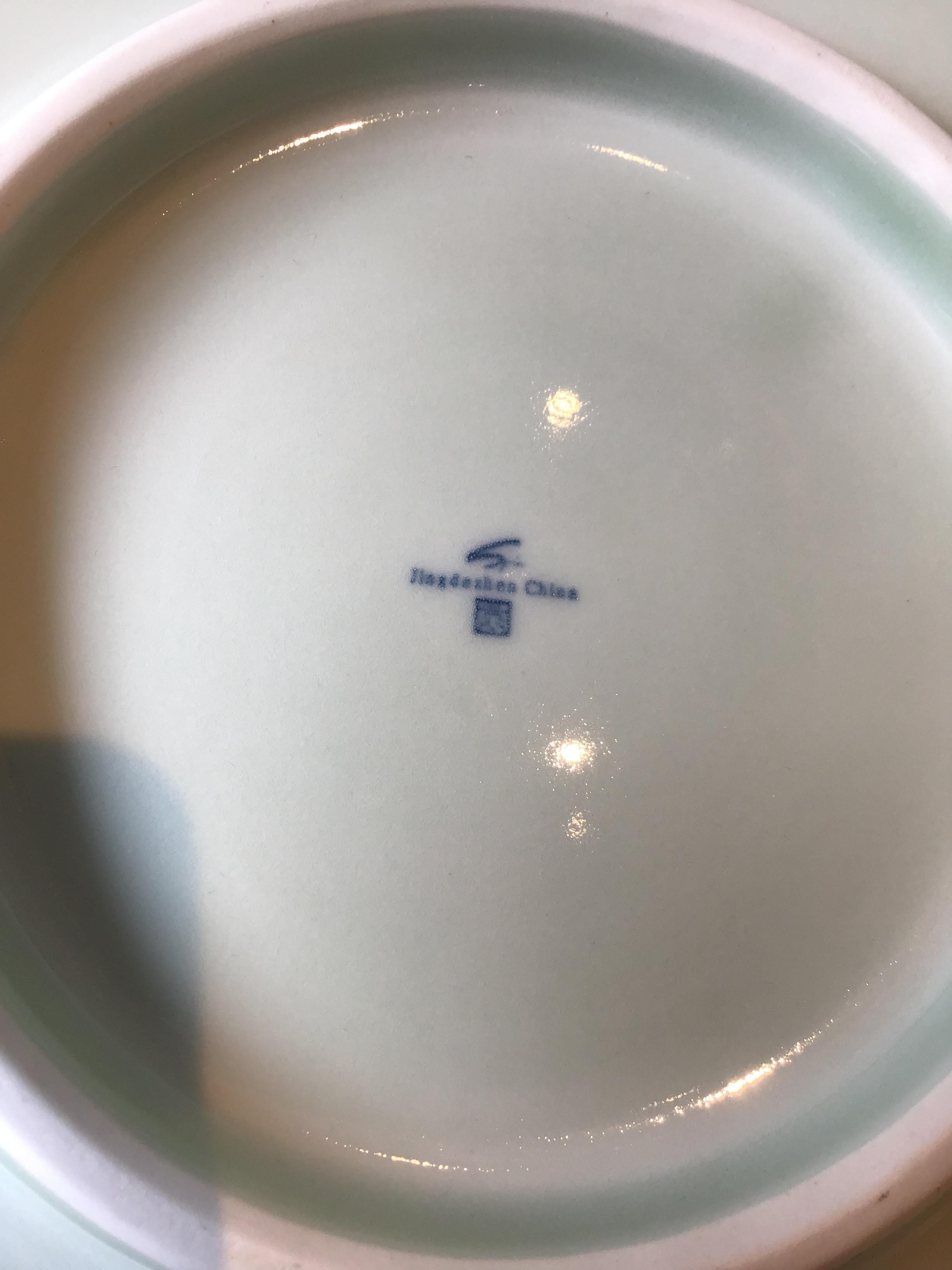 Piatto rotondo grande Spin Ceramics in vendita 1
