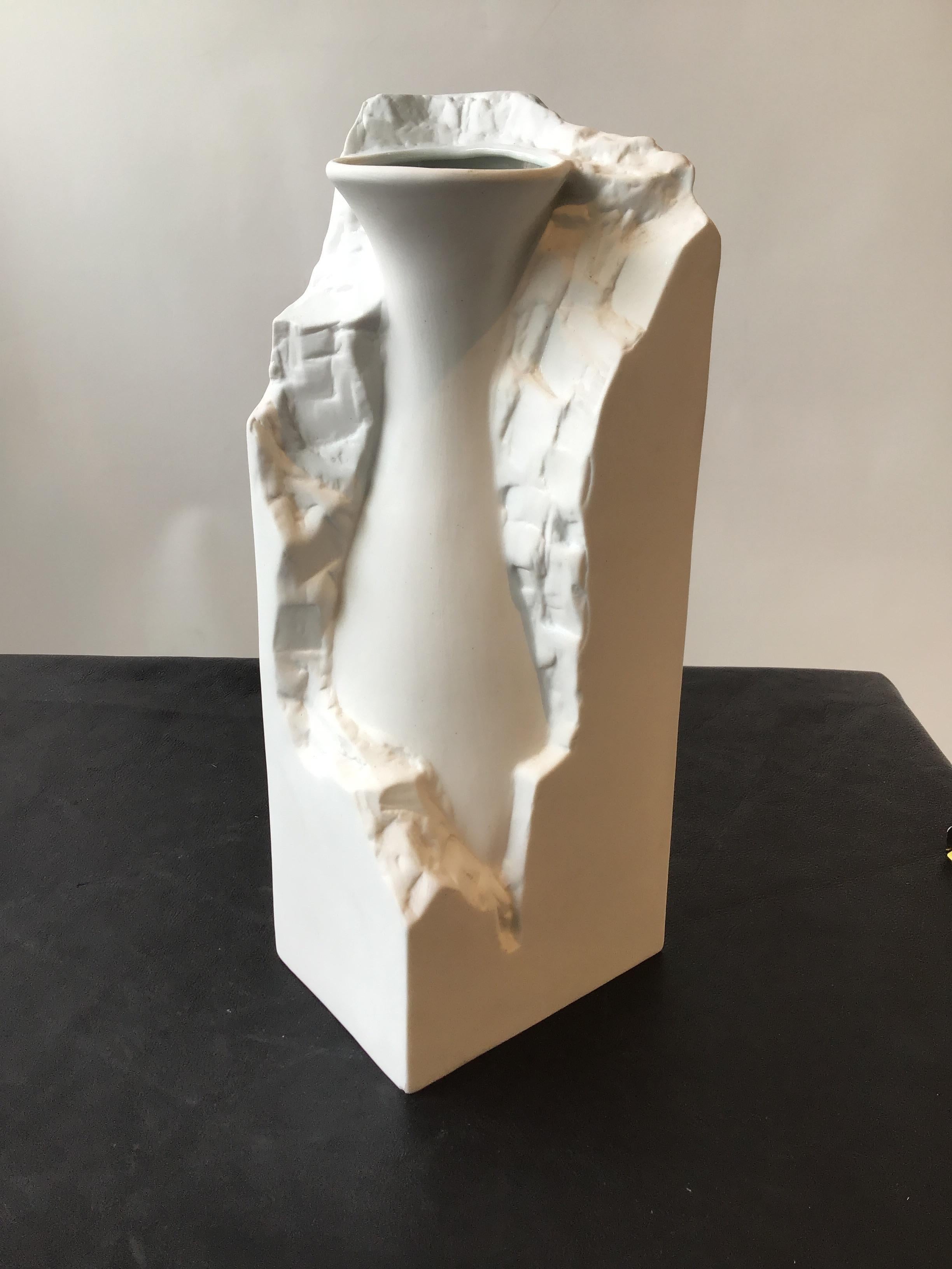 Spin Ceramics vase. Looks like it’s still in a mold. New.