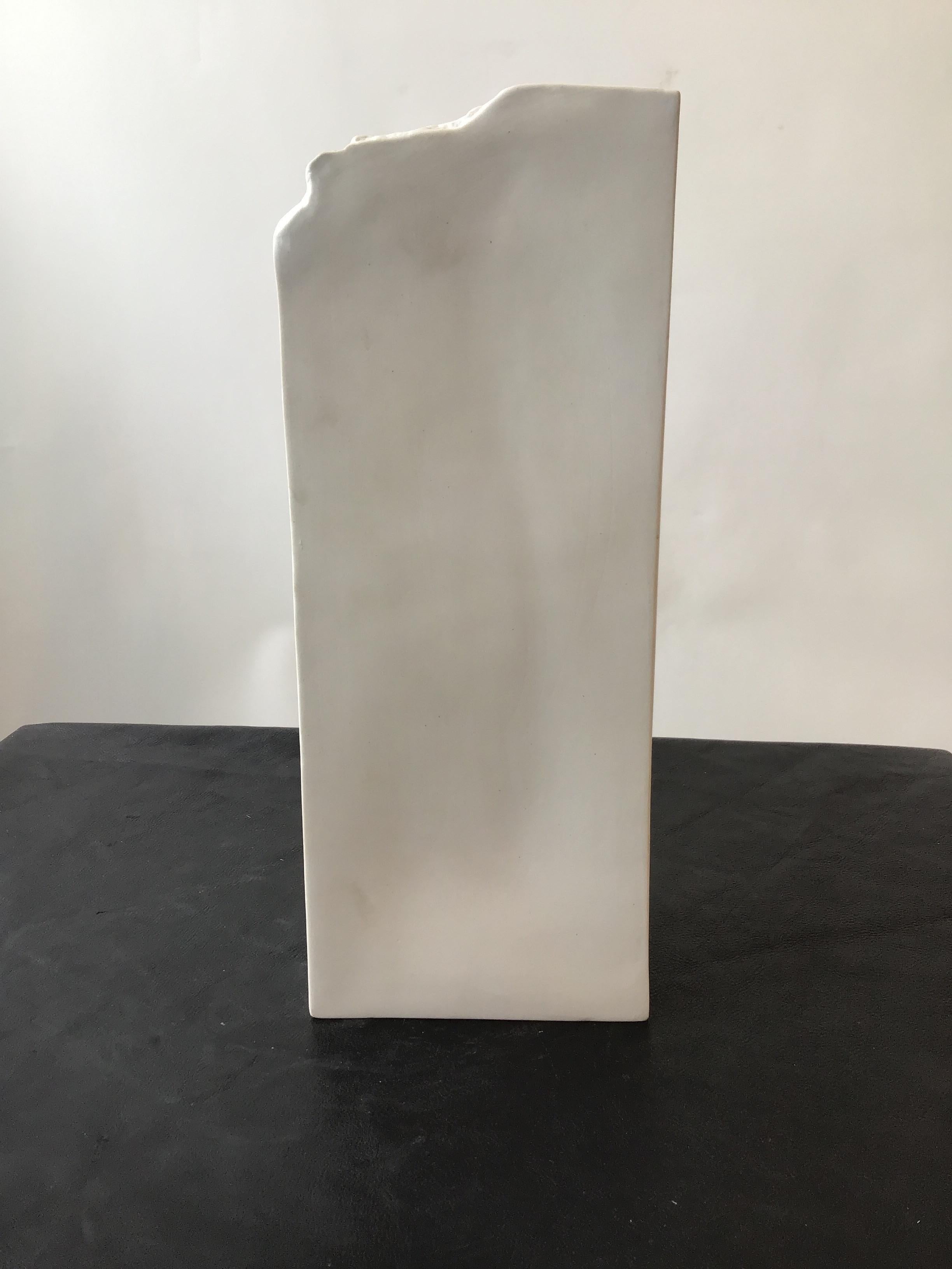 Contemporary Spin Ceramics Vase in a Mold For Sale