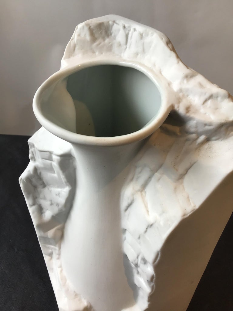 Spin Ceramics Vase in a Mold For Sale at 1stDibs