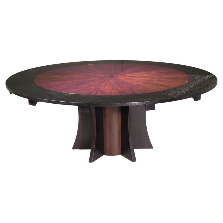 Spin Dining Table With Expandable, Round Spinning Extendable Dining Table