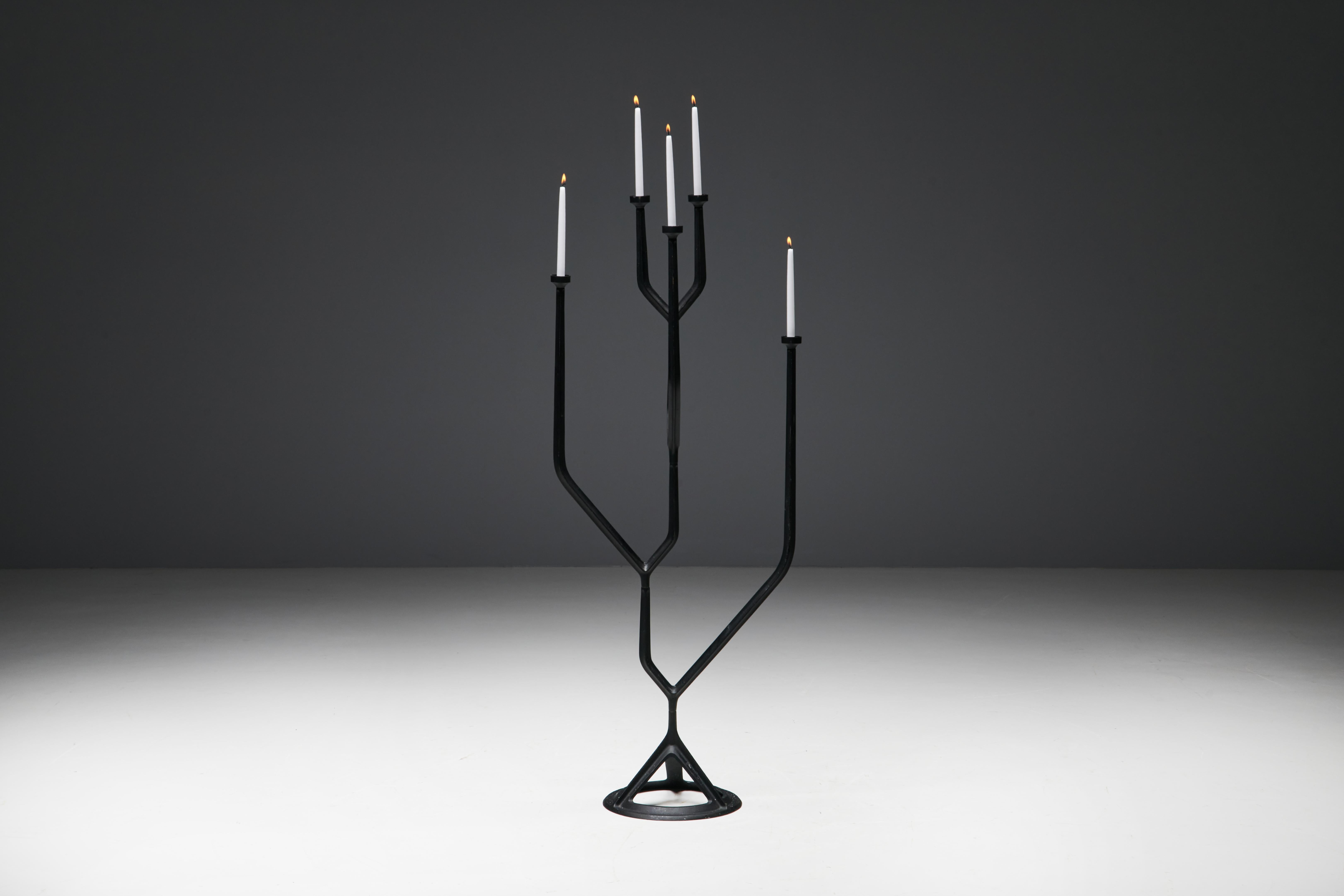 Modern Spin Floor Chandelier by Tom Dixon, England, 21st Century For Sale