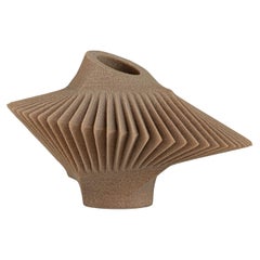Spin Vessel Small - 3D Printed Natural Sand by Rive Roshan