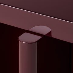 Spina Console C5.1 in Lac Burgundy by Portego