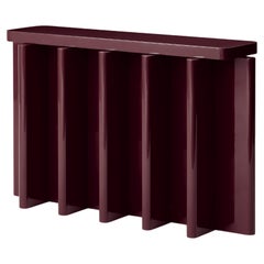 Spina Console C5.1 in Lac Burgundy by Portego
