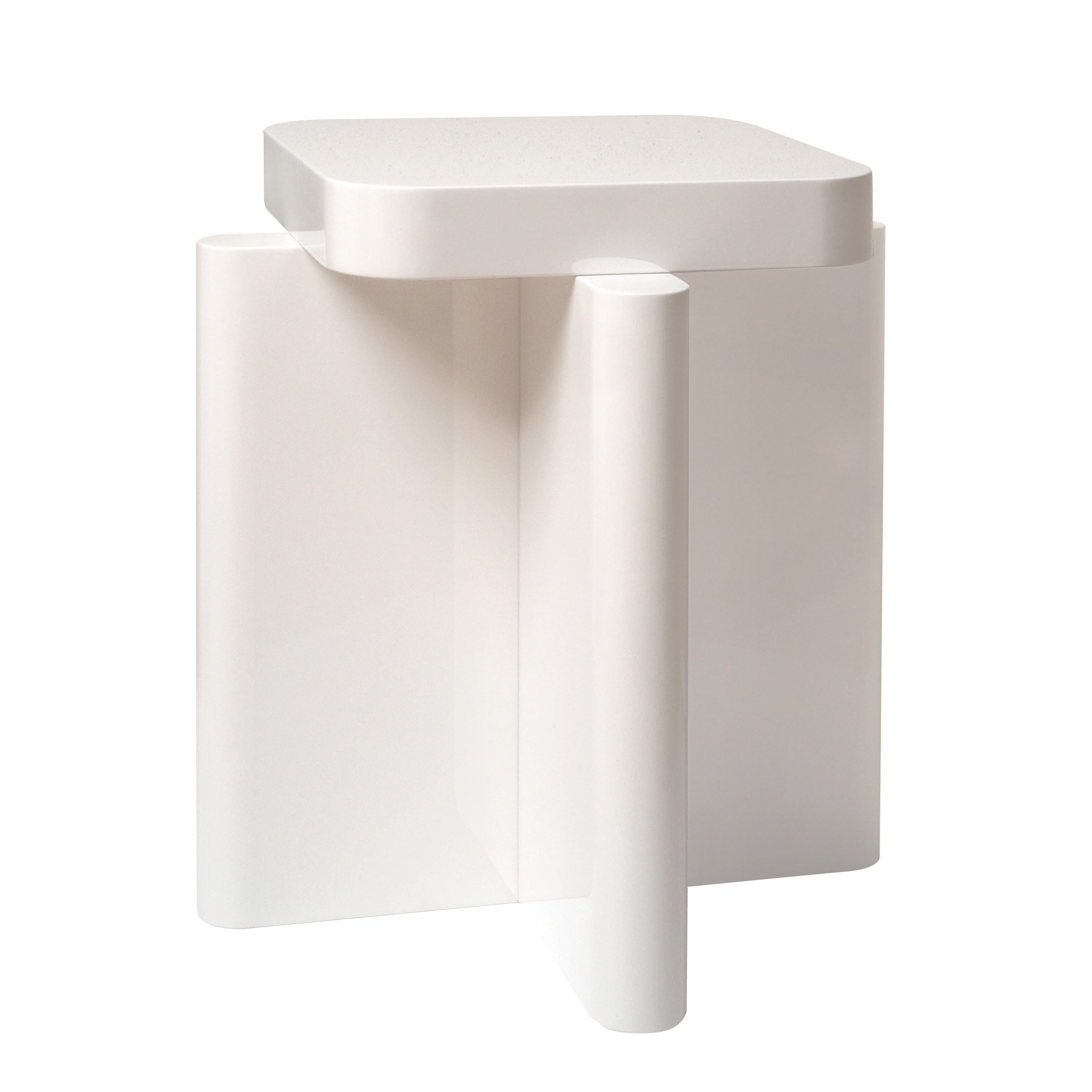 Spina - Mesa auxiliar lac - Blanco roto - Editado por Portego Moderno en venta