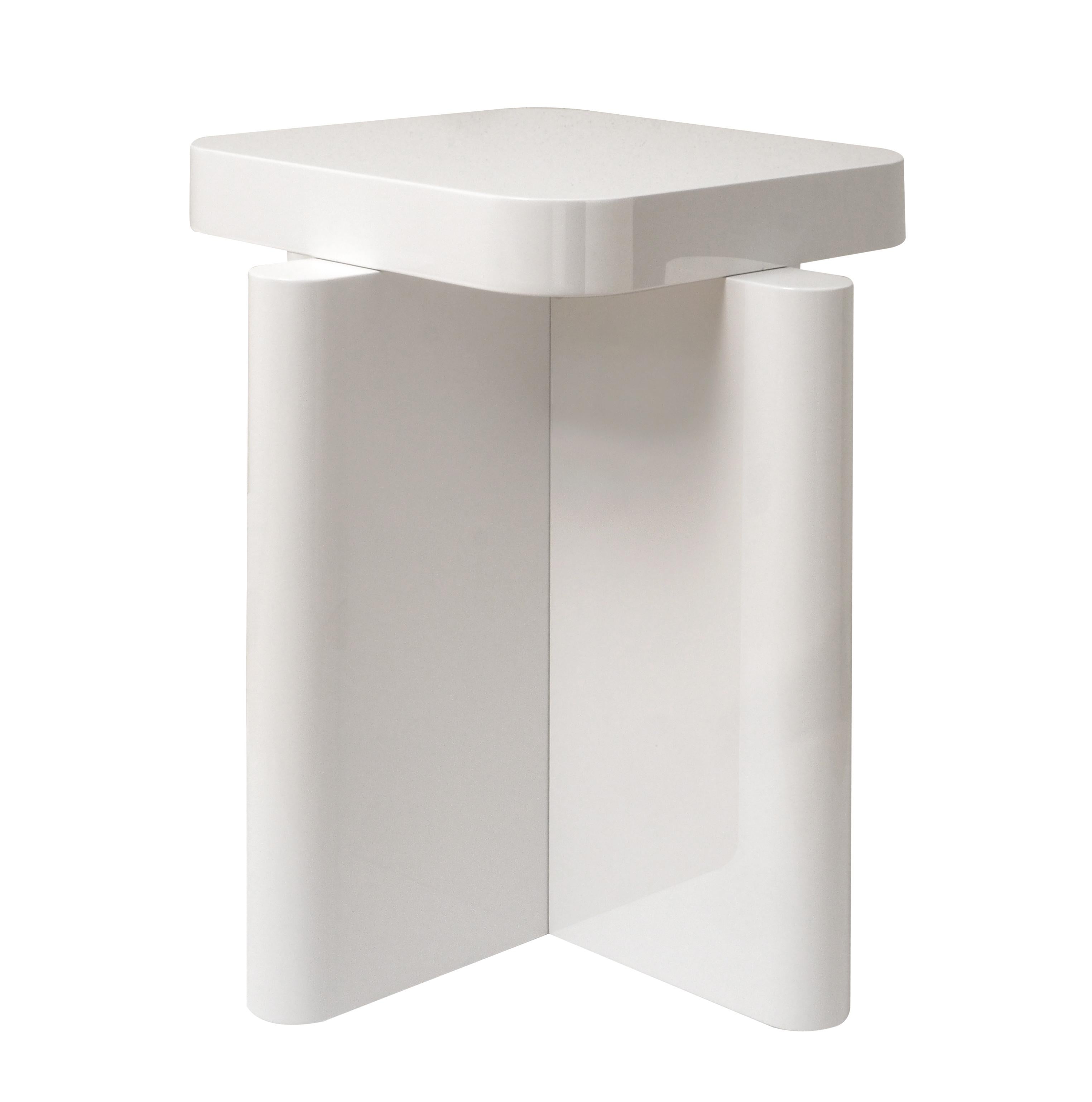 Spina - Mesa auxiliar lac - Blanco roto - Editado por Portego Italiano en venta