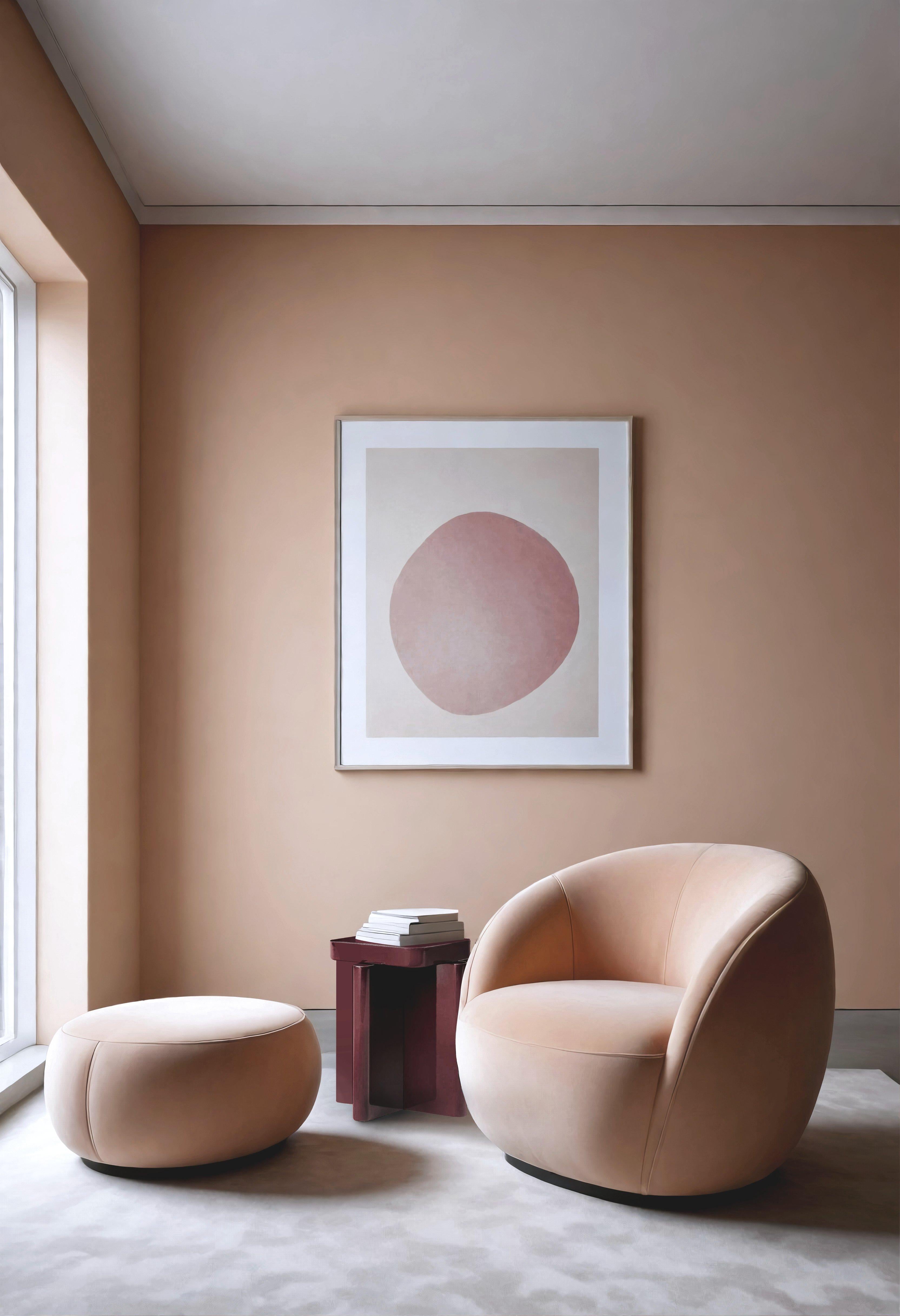 XXIe siècle et contemporain Table d'appoint Spina T1.1 en laque - Bordeaux - Éditée par Portego en vente