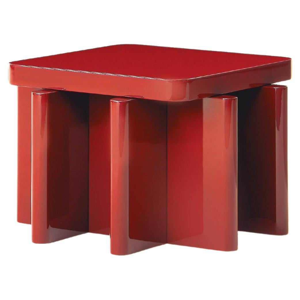 Spina Table in Lac Dustyred Edit by Portego