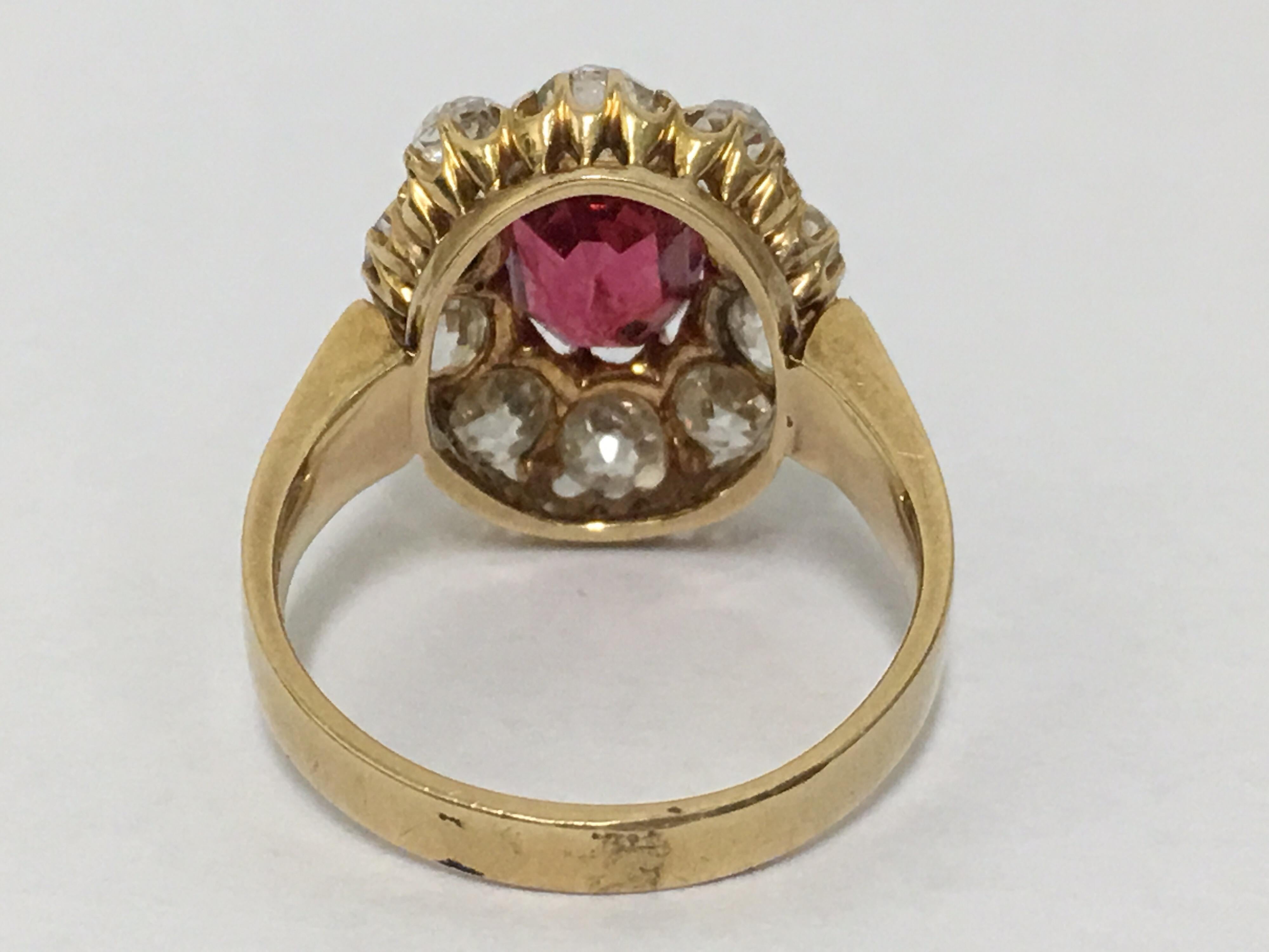 Spinal and Diamonds Antique Ring 4