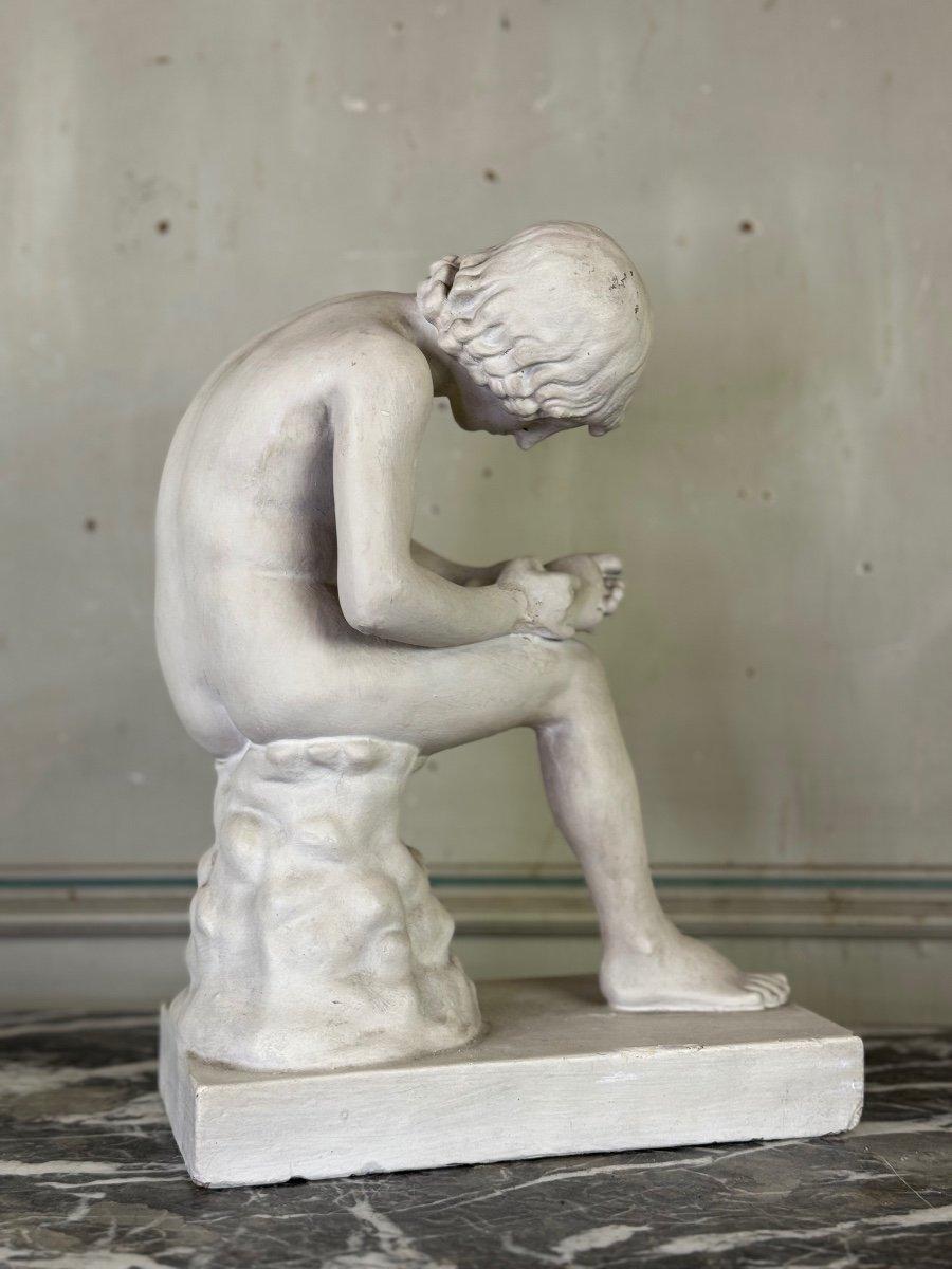 Spinario, Plaster Based On The Antique, Circa 1900 For Sale 5