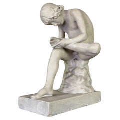 Spinario, escayola basada en la antigüedad, circa 1900
