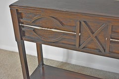 Spindle Solid Distressed Wood Console Table by Ambella Home Collection