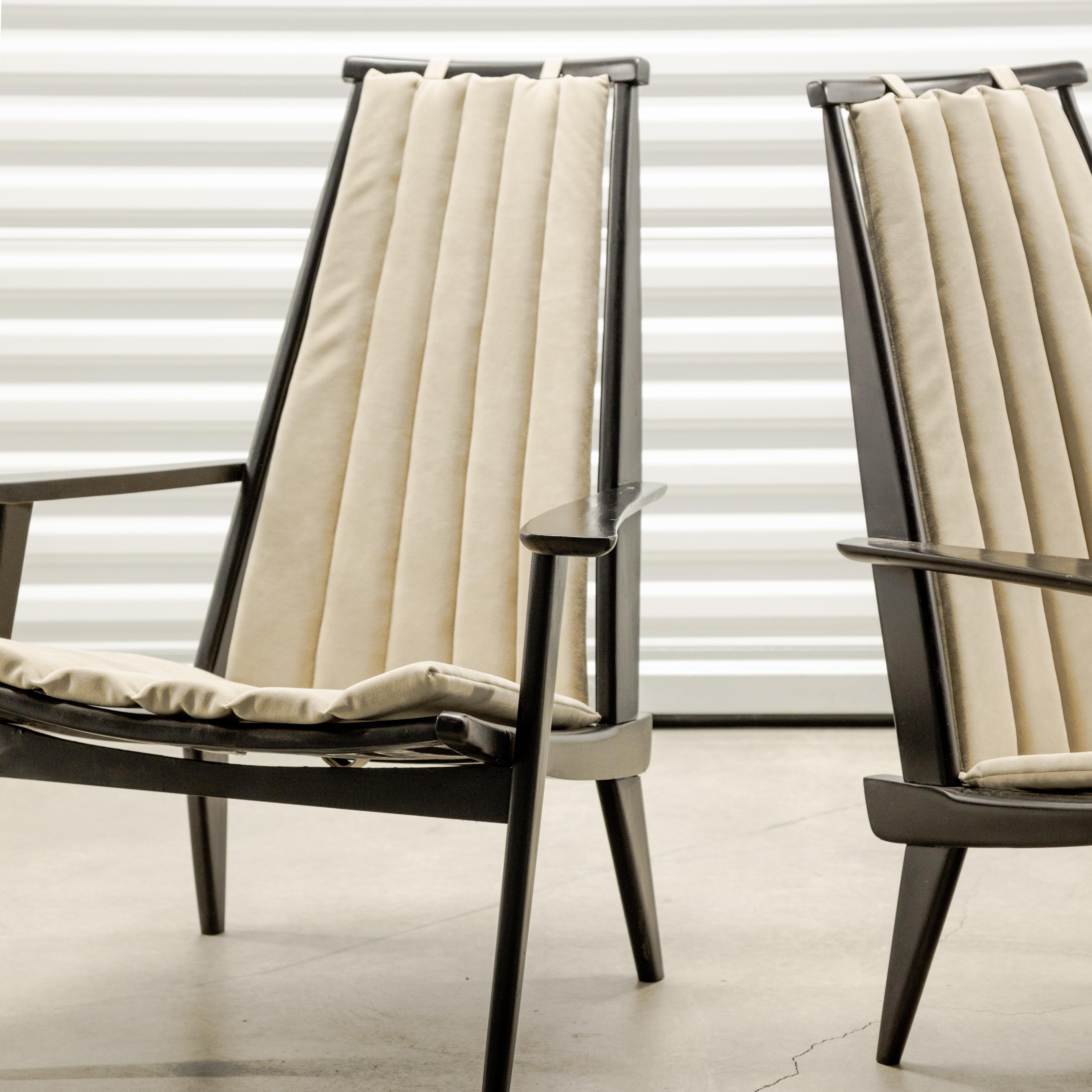 Fauteuils à dossier en fuseau en vente 1