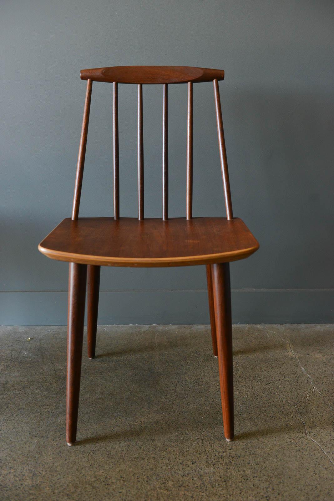 Spindle Back Dining Chairs by Folke Palsson, circa 1965 3