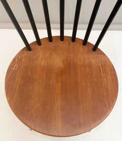 Spindle Back Dining Chairs in the Style of Ilmari Tapiovaara, 1960s