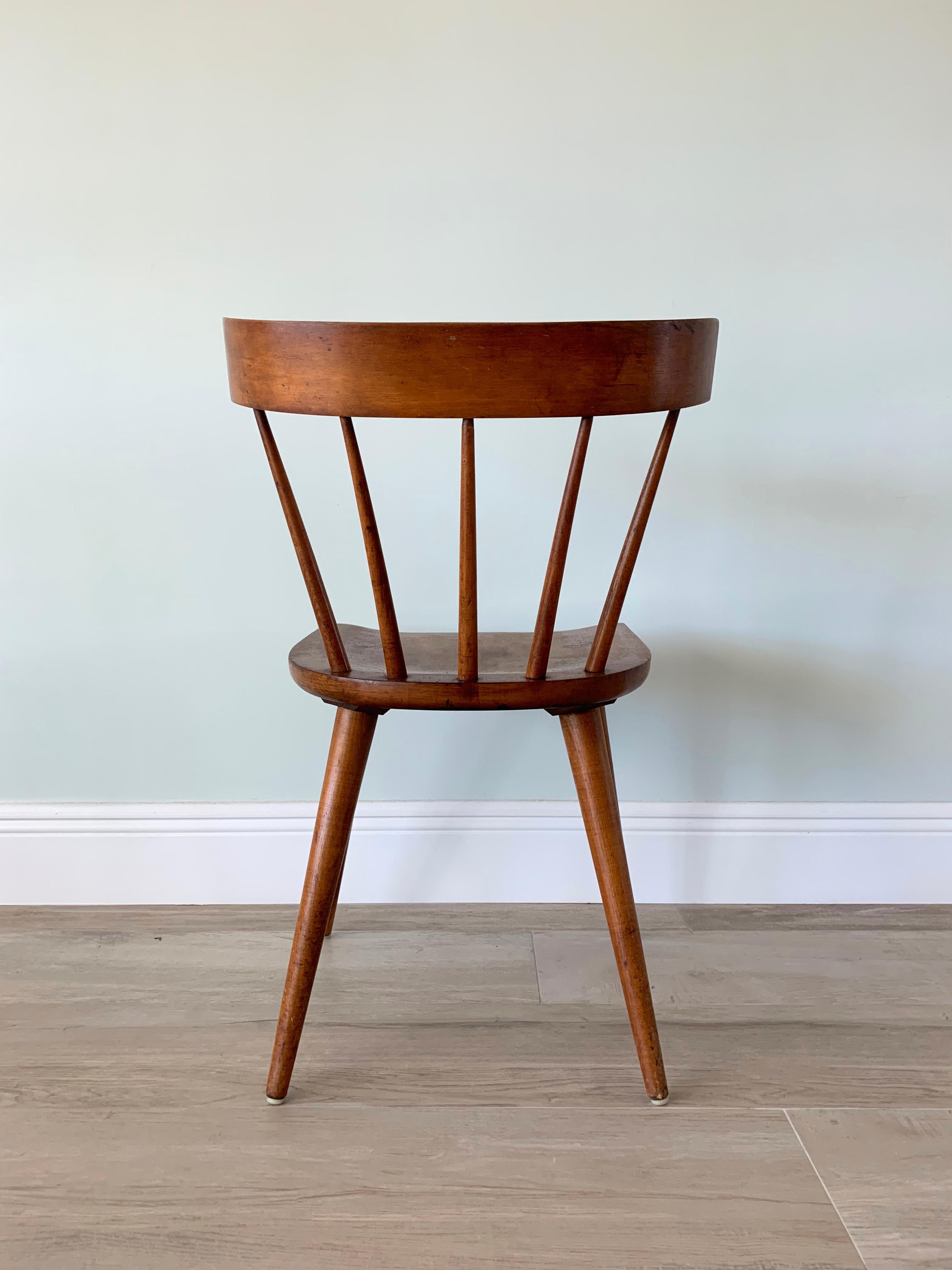 Mid-Century Modern Spindle Back Planner Group Chair by Paul McCobb for Winchendon, 1950s