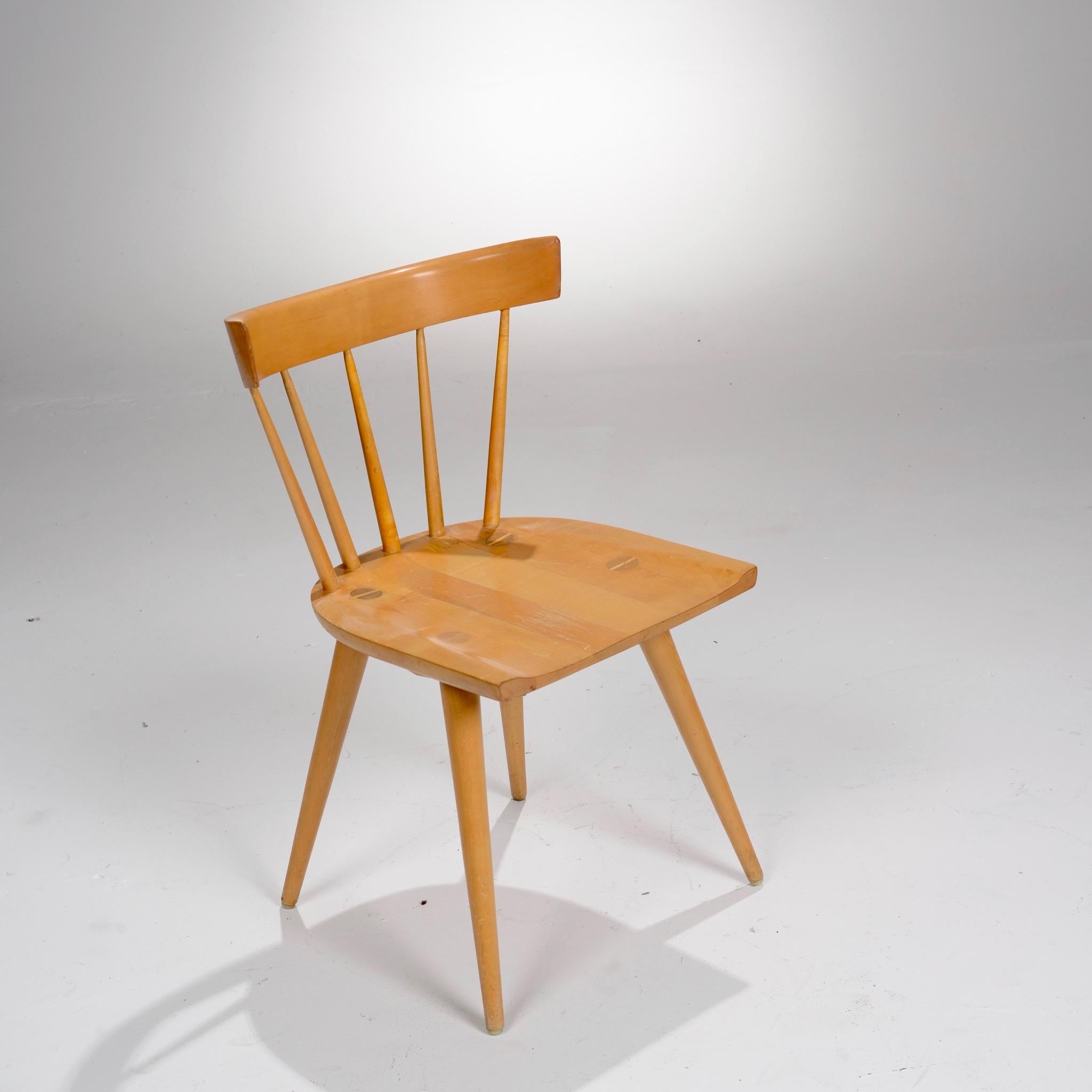 Mid-Century Modern Spindle Back Planner Group Chair by Paul McCobb for Winchendon