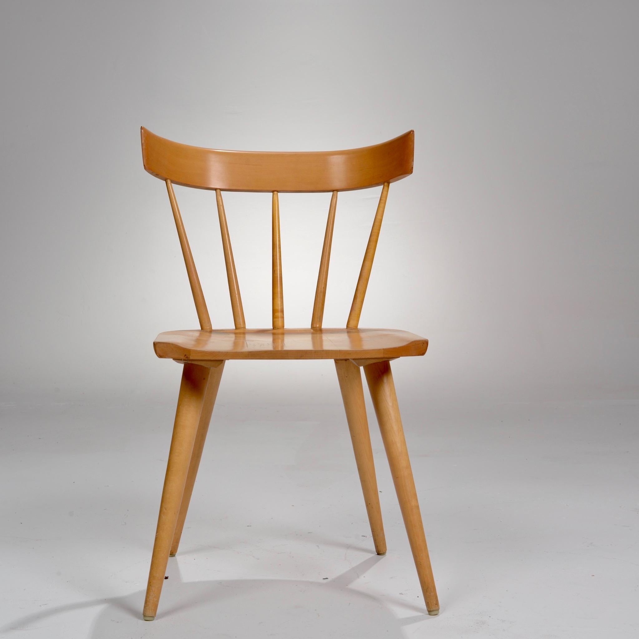 Mid-20th Century Spindle Back Planner Group Chair by Paul McCobb for Winchendon
