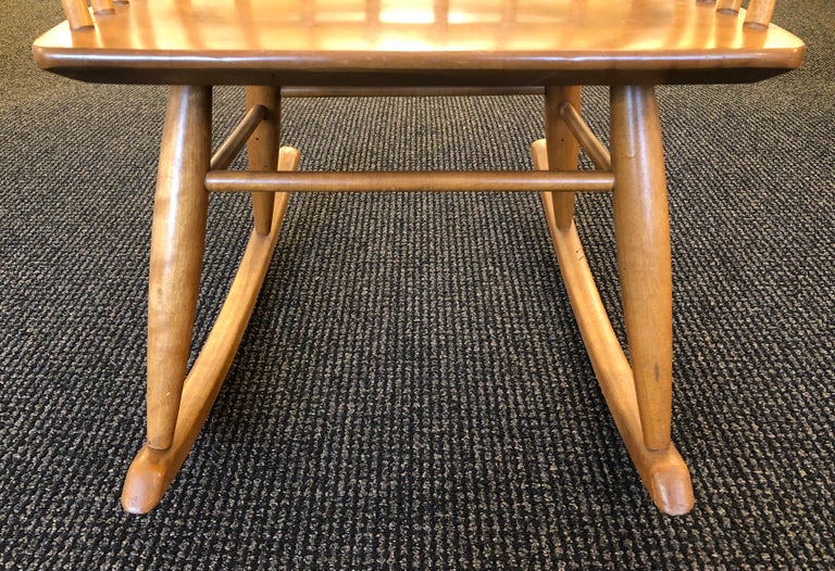 Spindle Back Rocking Chair by Russel Wright for Conant Ball at 1stDibs ...