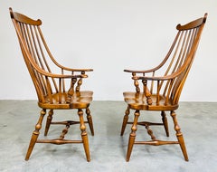 Spindle Fan-Back Windsor Chairs By Heywood Wakefield